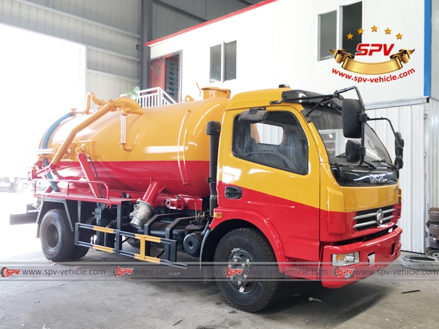 6,000 litres Sewer Vacuum truck Dongfeng-RF